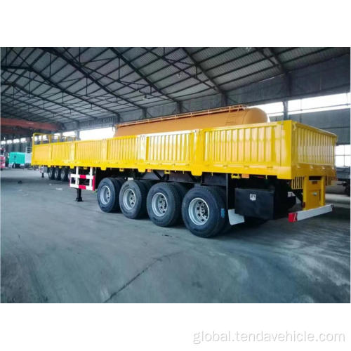 Sidewall Cargo Semi Trailer 4 Axles Sidewall Semi Trailer Factory